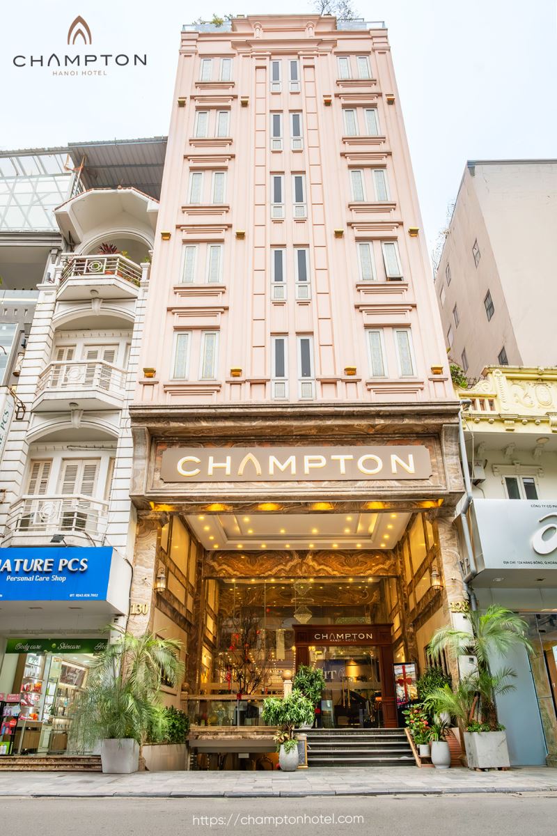 Khách sạn Champton là điểm lưu trú sang trọng và tiện nghi tại Hà Nội